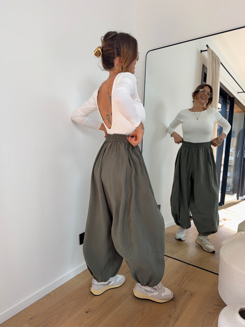 Pantalon ballon - kaki
