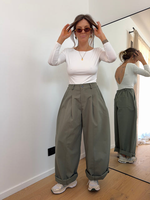 Pantalon Jacks - kaki