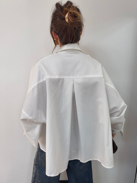 Chemise blanche coupe oversize - Stella