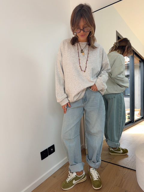 Jeans baggy Paoly - azul claro