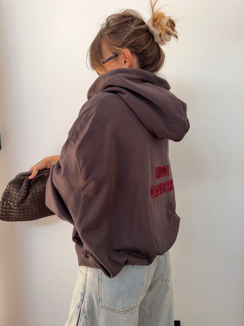 Veste RIVE GAUCHE - choco & bordeaux