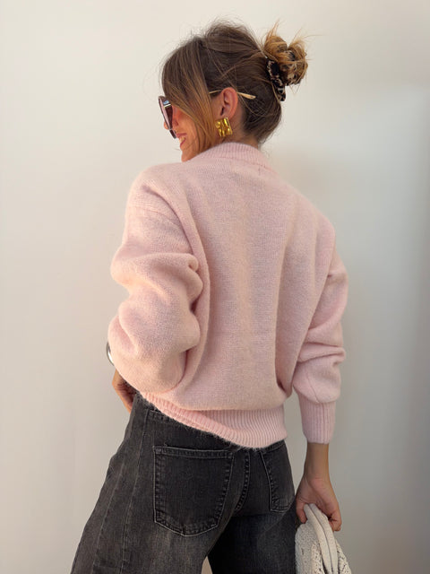 Pull parfait - rose poudré
