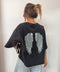 T-shirt Angel - noir chiné
