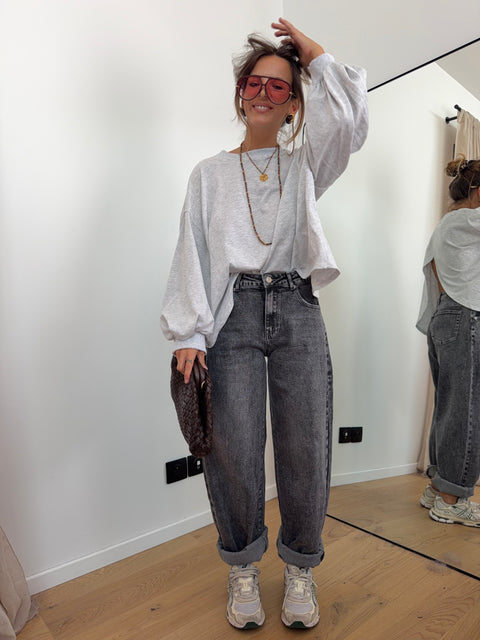 Jeans Maël - gris chiné