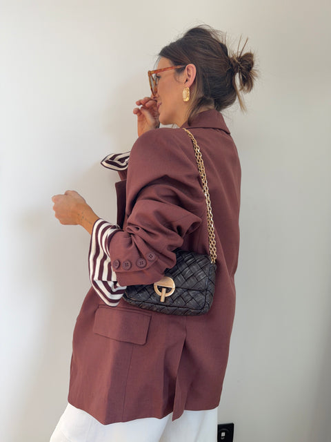 Blazer oversize - terracotta
