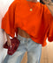 T-shirt parfait orange