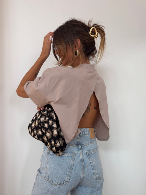 T-shirt Mia Lover's - taupe