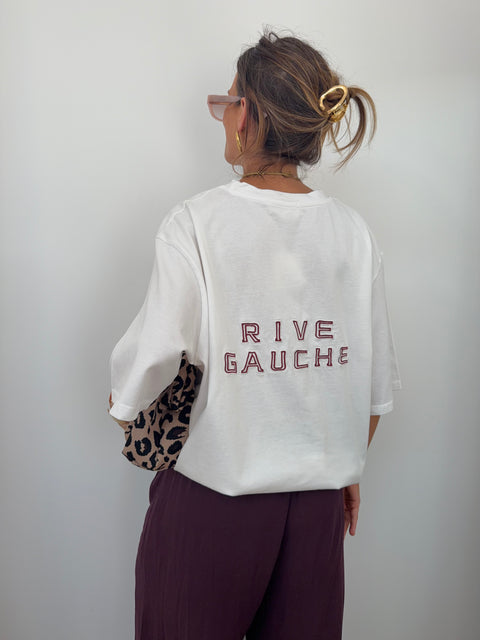 T-shirt Rive Gauche - blanc