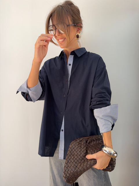 Chemise bleu marine - Mila