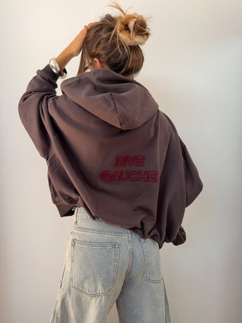 Veste RIVE GAUCHE - choco & bordeaux