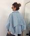 Veste trapèze en jean