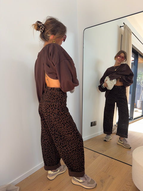 Jeans Mayron - leopard