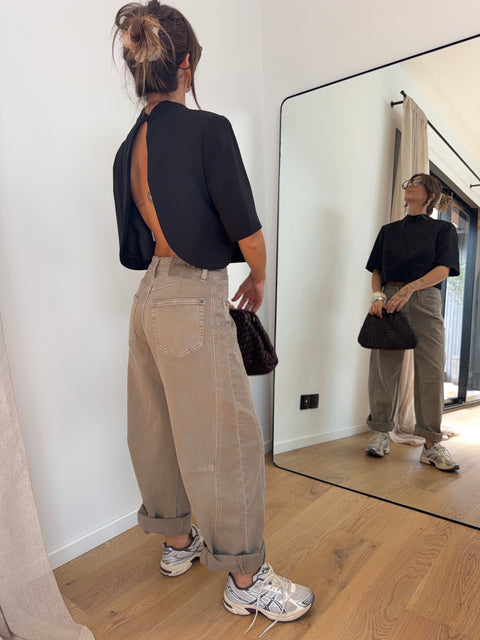 Jeans Beige délavé - Marley