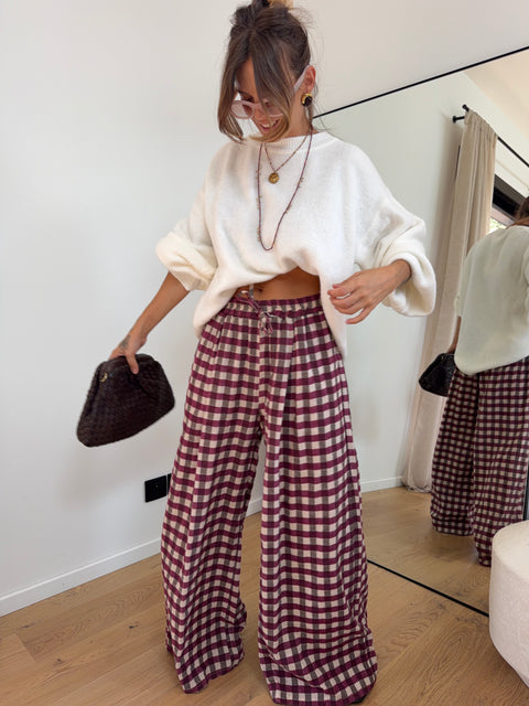 Pantalon Hazel - prune