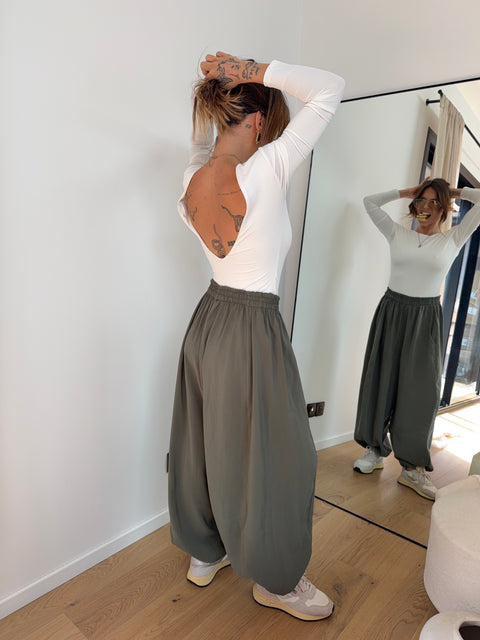 Pantalon ballon - kaki