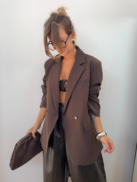 Blazer PIA - chocolat