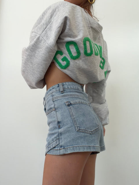 Short en jeans
