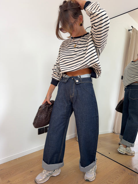 Jeans à revers Dave