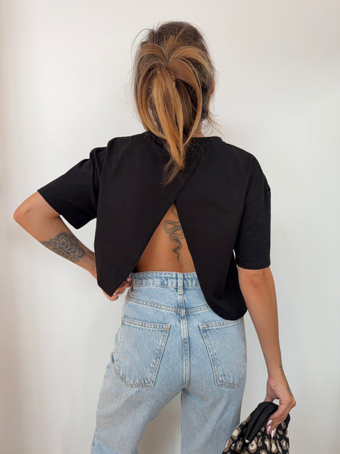 T-shirt Mia Lover's - noir
