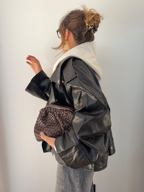 Veste simili - noir