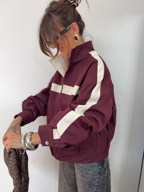 Veste Sportwear - bleu et bordeaux