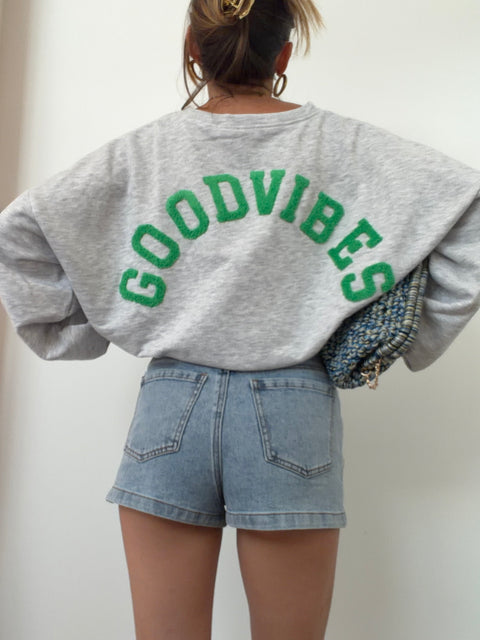 Sweat Good Vibes vert