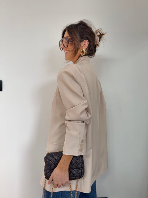 Blazer à boutons - beige
