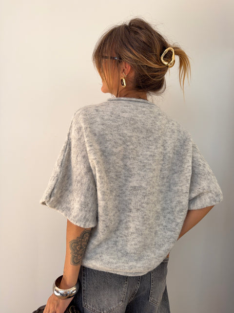 Pull Paris - gris chiné