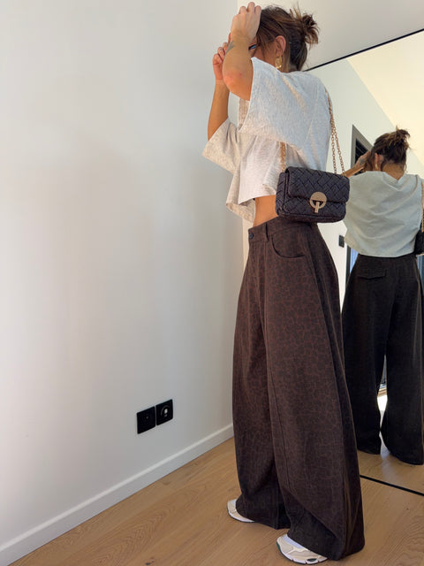 Pantalon ballon léopard