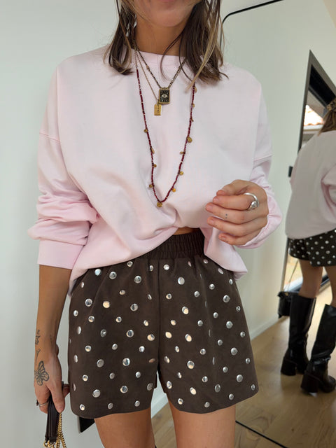 Sweat parfait - rose poudré