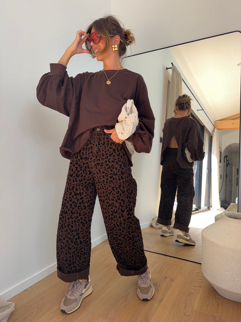 Jeans Mayron - leopard