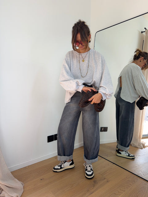 Jeans Mayron - gris clair