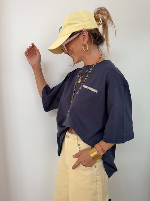 T-shirt Rive Gauche - bleu marine