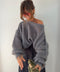 Pull 80% Mohair - gris
