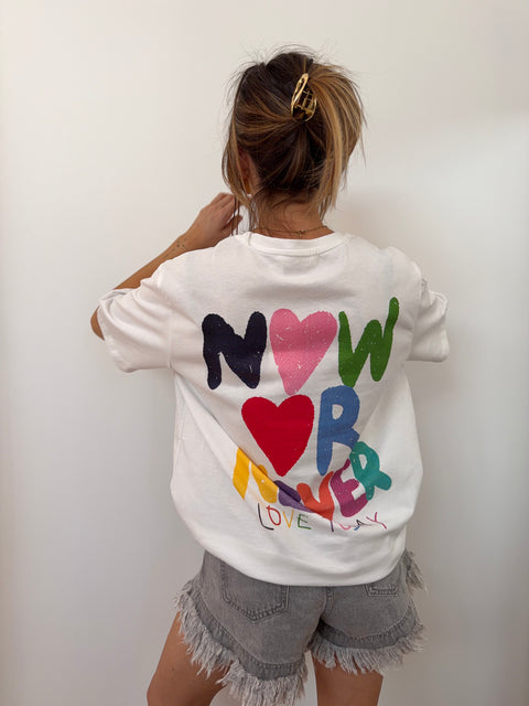 T-shirt à motifs