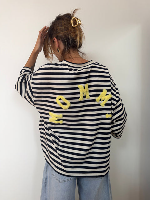 T-shirt Mommy - bleu