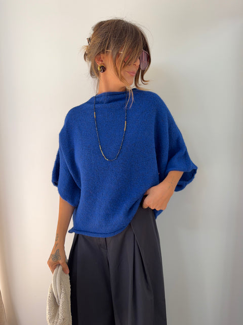 Pull Paris - bleu roi