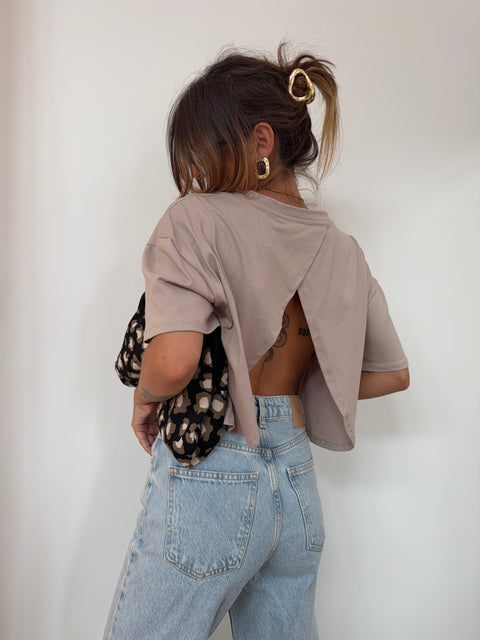 T-shirt Mia Lover's - taupe