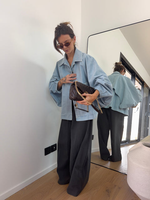 Veste trapèze en jean