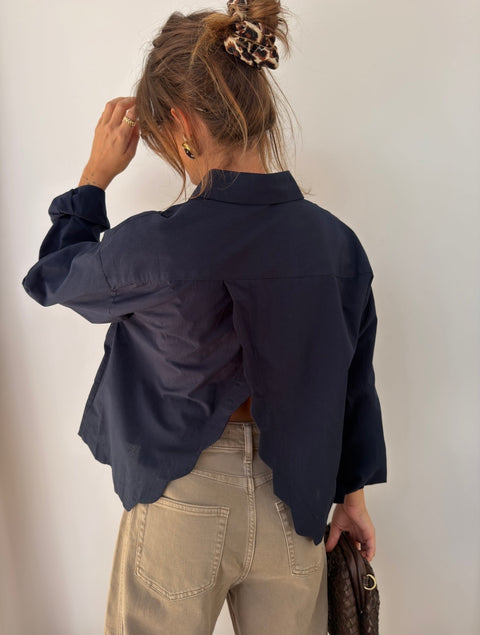 Chemise Flora - bleu marine