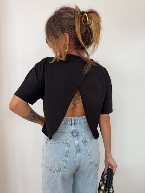 T-shirt Mia Lover's - noir
