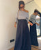 Pantalon à scratch - bleu