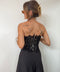 Corset dentelle - noir