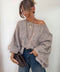 Pull oversize - taupe