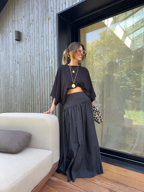 Jupe oversize - noire