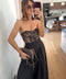 Corset dentelle - noir
