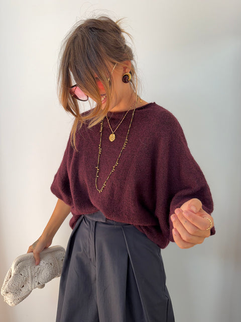Pull Paris - prune (pré commande)