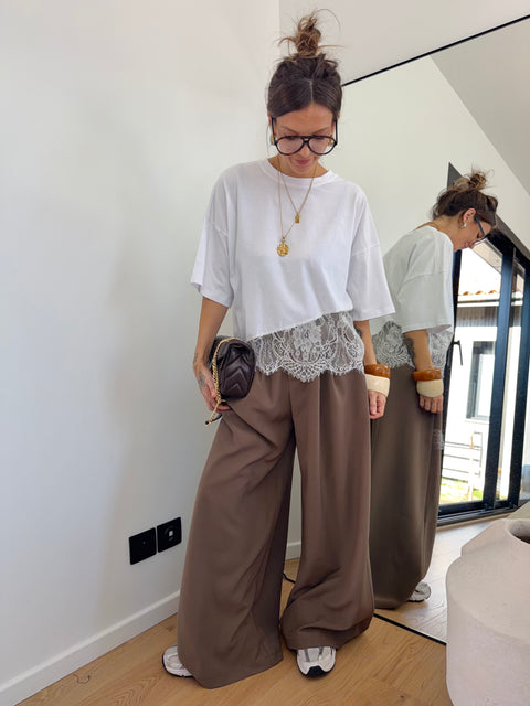 Pantalon droit Joe - taupe