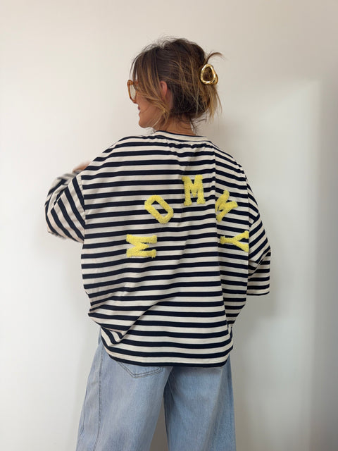 T-shirt Mommy - bleu