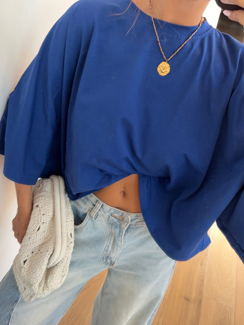 T-shirt parfait bleu roi